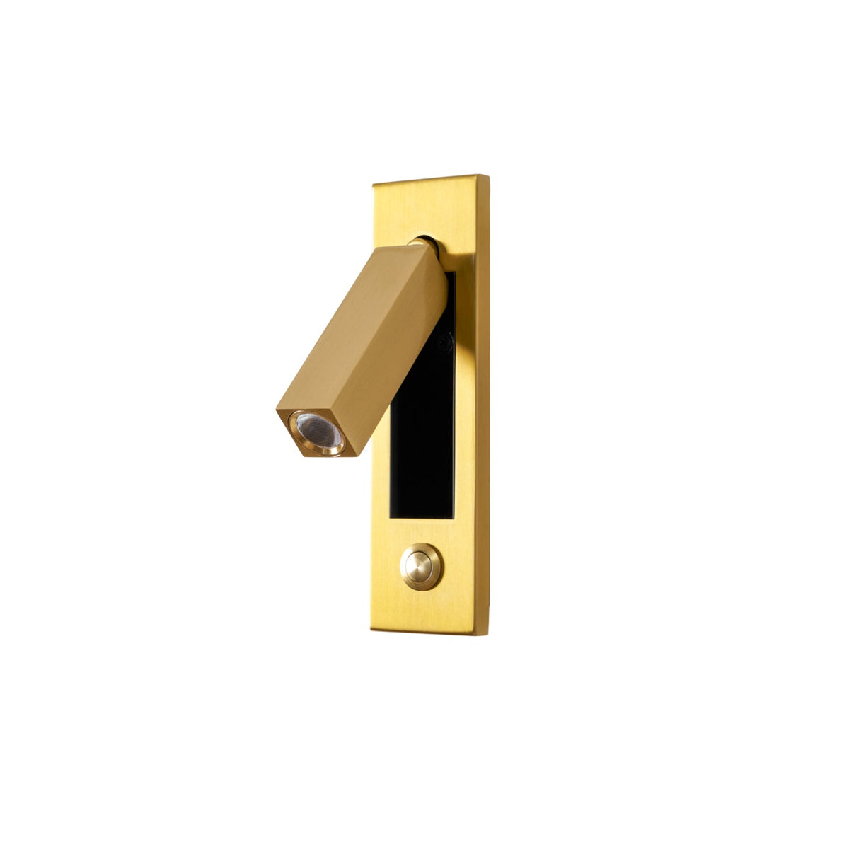 Recessed Folding Bedside Wall Sconce with Warm LED | Flush Reading Light for Bedrooms