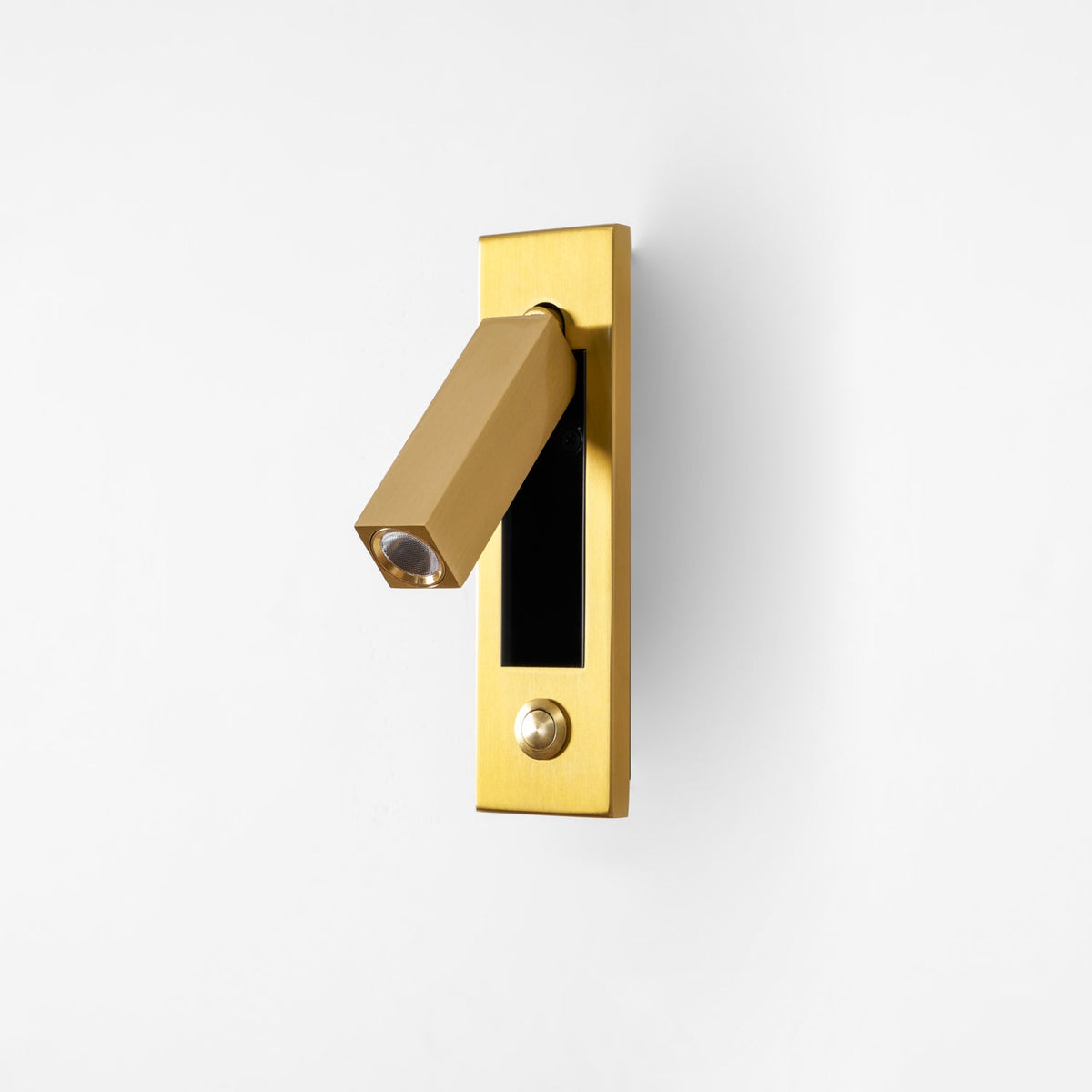 Recessed Folding Bedside Wall Sconce with Warm LED | Flush Reading Light for Bedrooms