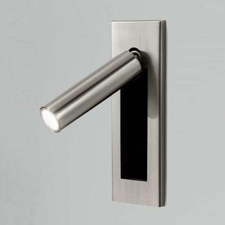Recessed Folding Bedside Wall Sconce with Warm LED | Flush Reading Light for Bedrooms