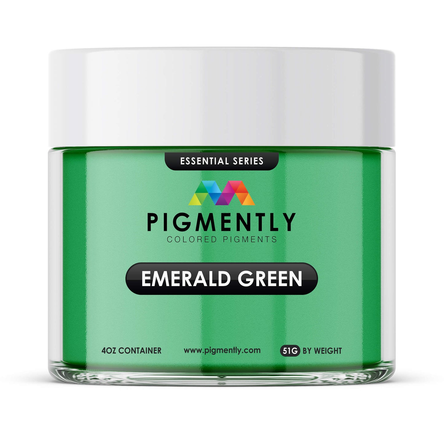 Pigmento en polvo epoxi verde esmeralda