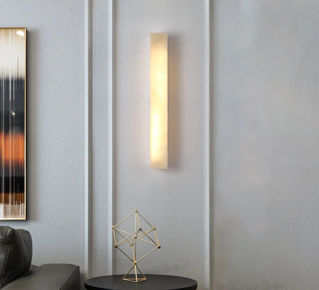 Lámpara de pared interior Emerson Alabaster