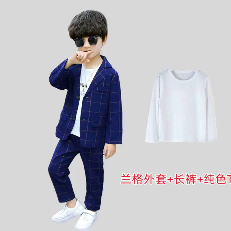 Boys' Stylish Suit Set for Autumn Winter Events