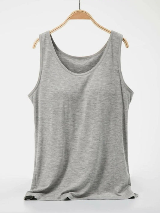 Acaban de llegar las camisetas Trendsi - Top esencial con cuello redondo - tallas S-2XL