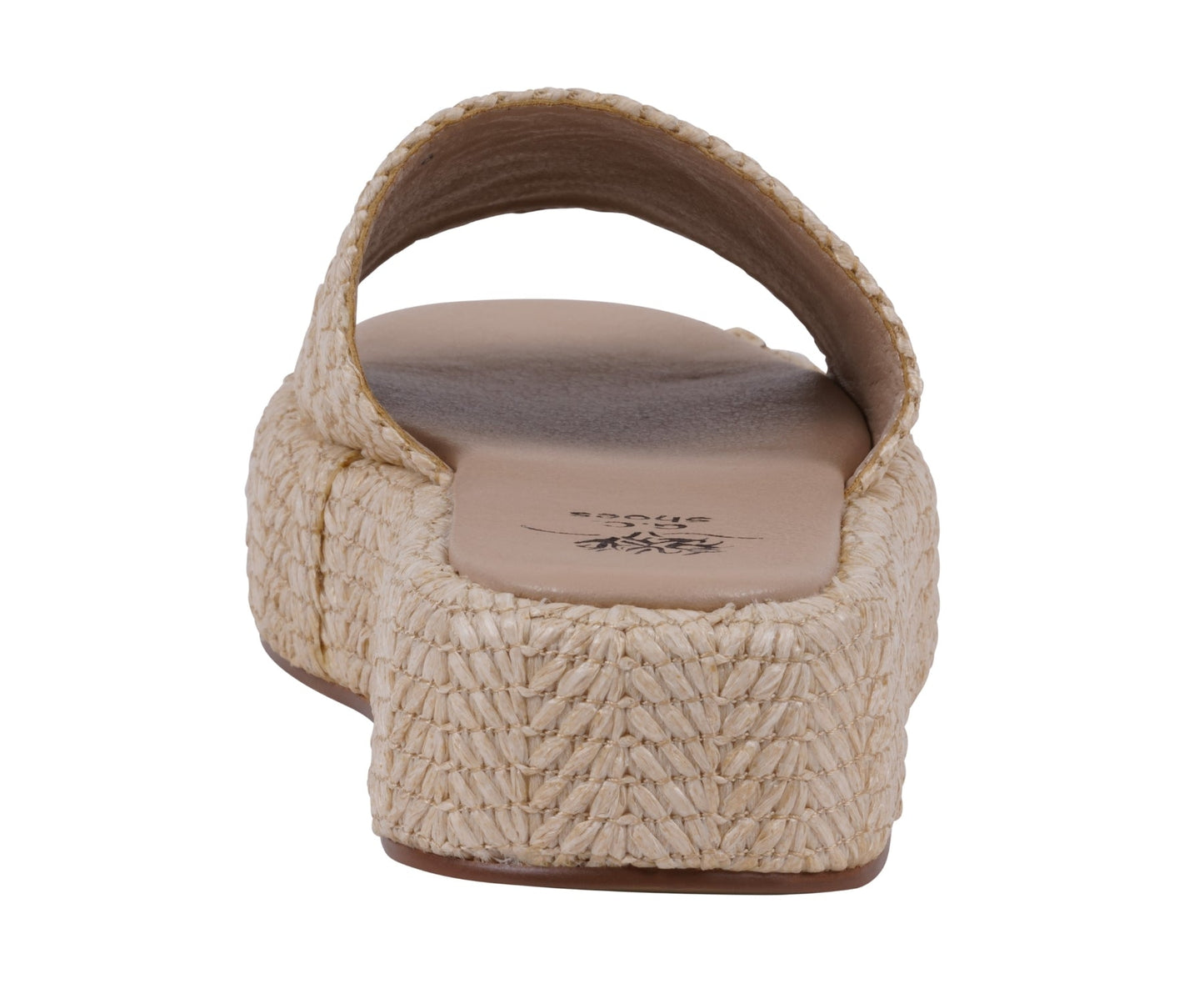 Sandalia de plataforma natural Evie para mujer