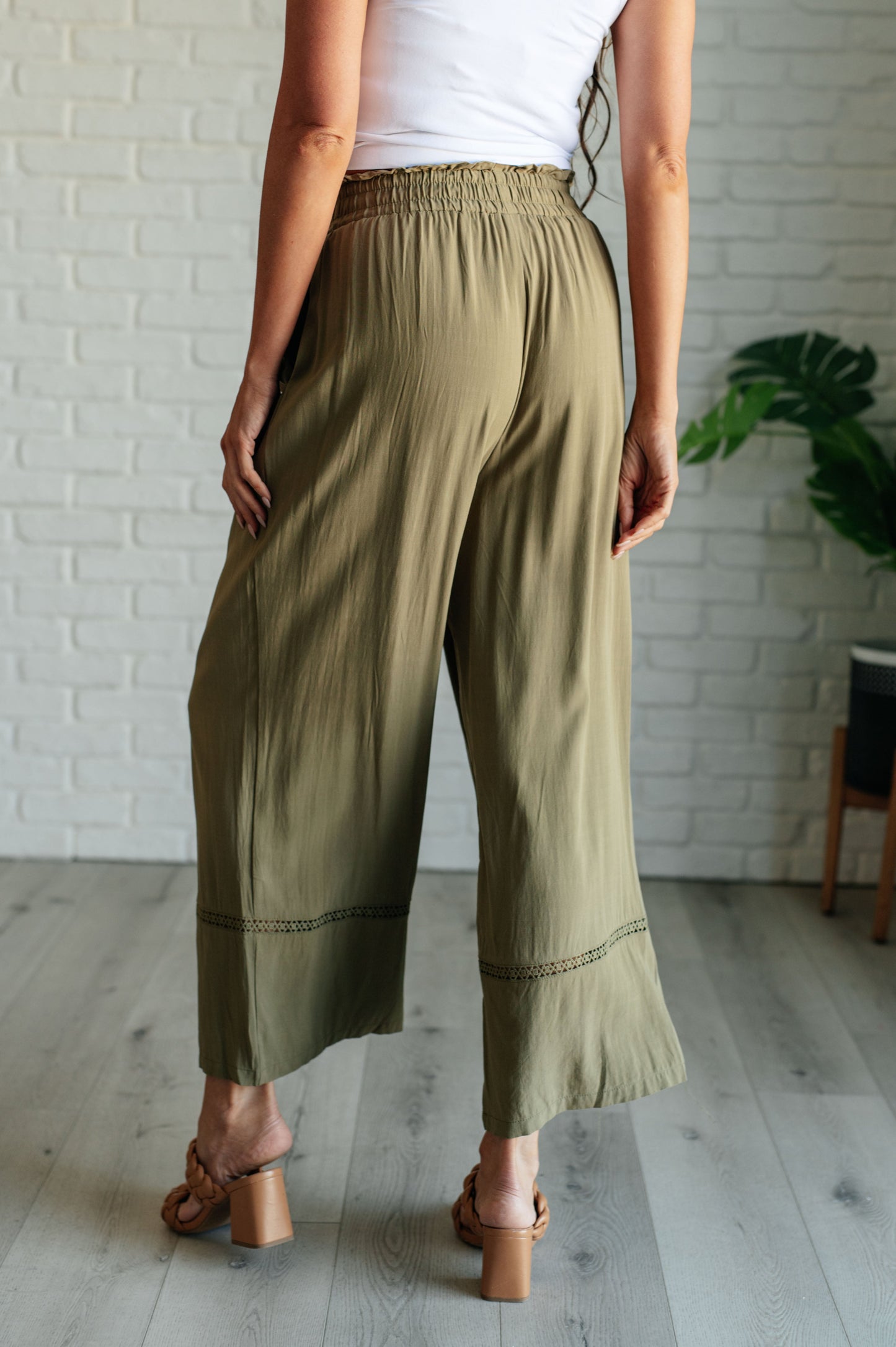 Pantalones anchos "Escapada emocionante"