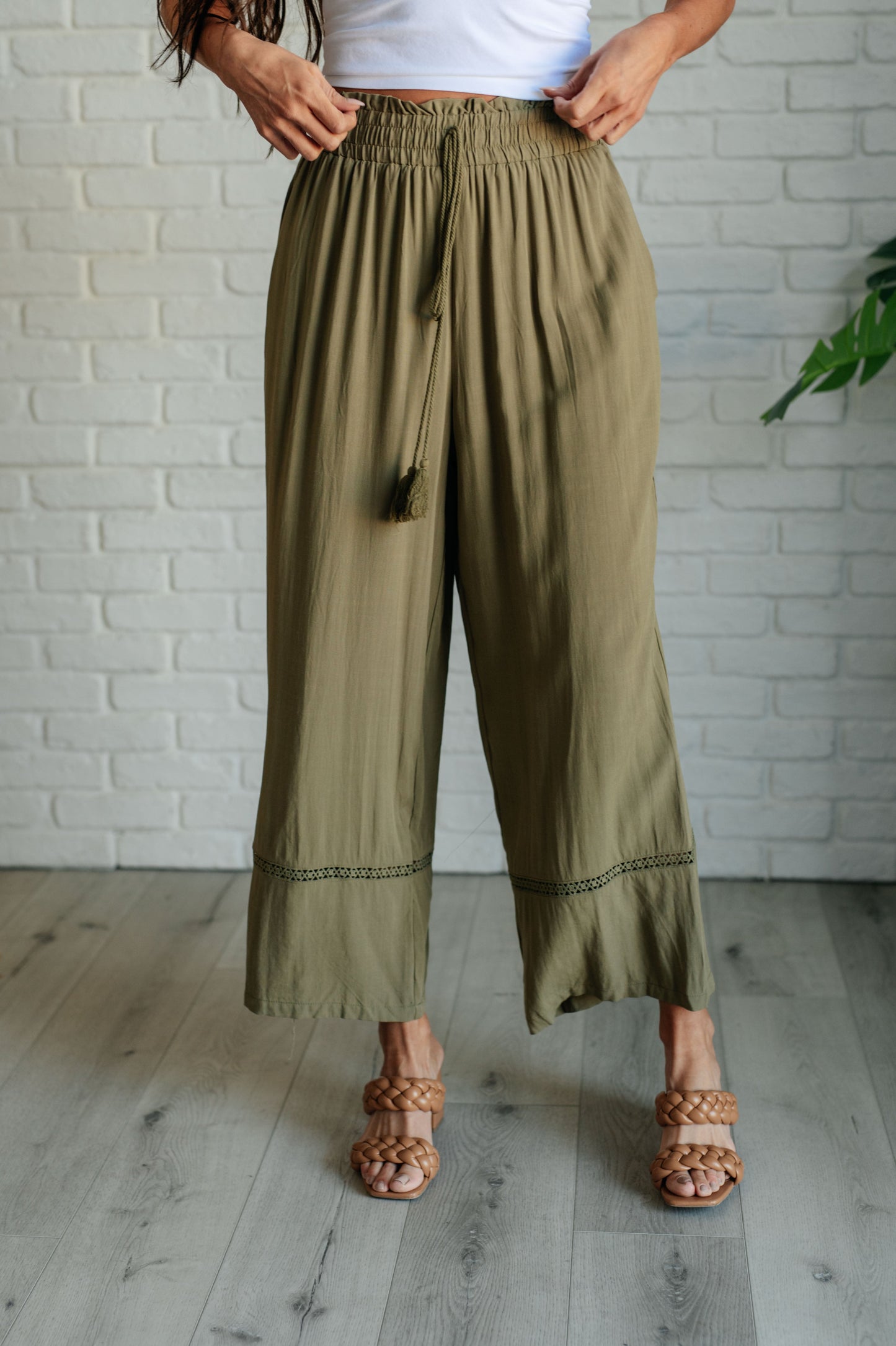 Pantalones anchos "Escapada emocionante"