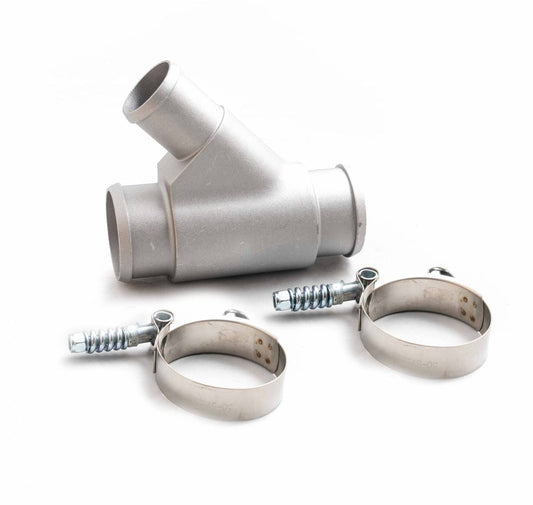Rudy's Raw Weldless Dual Radiator Coolant Y-Pipe For 13-19 6.7 Cummins