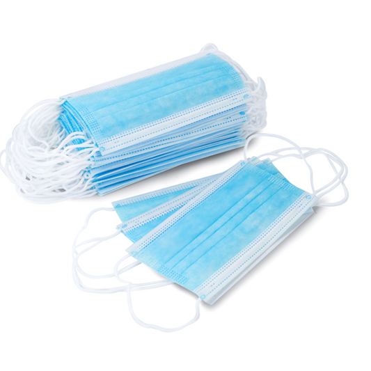 Mascarilla facial azul