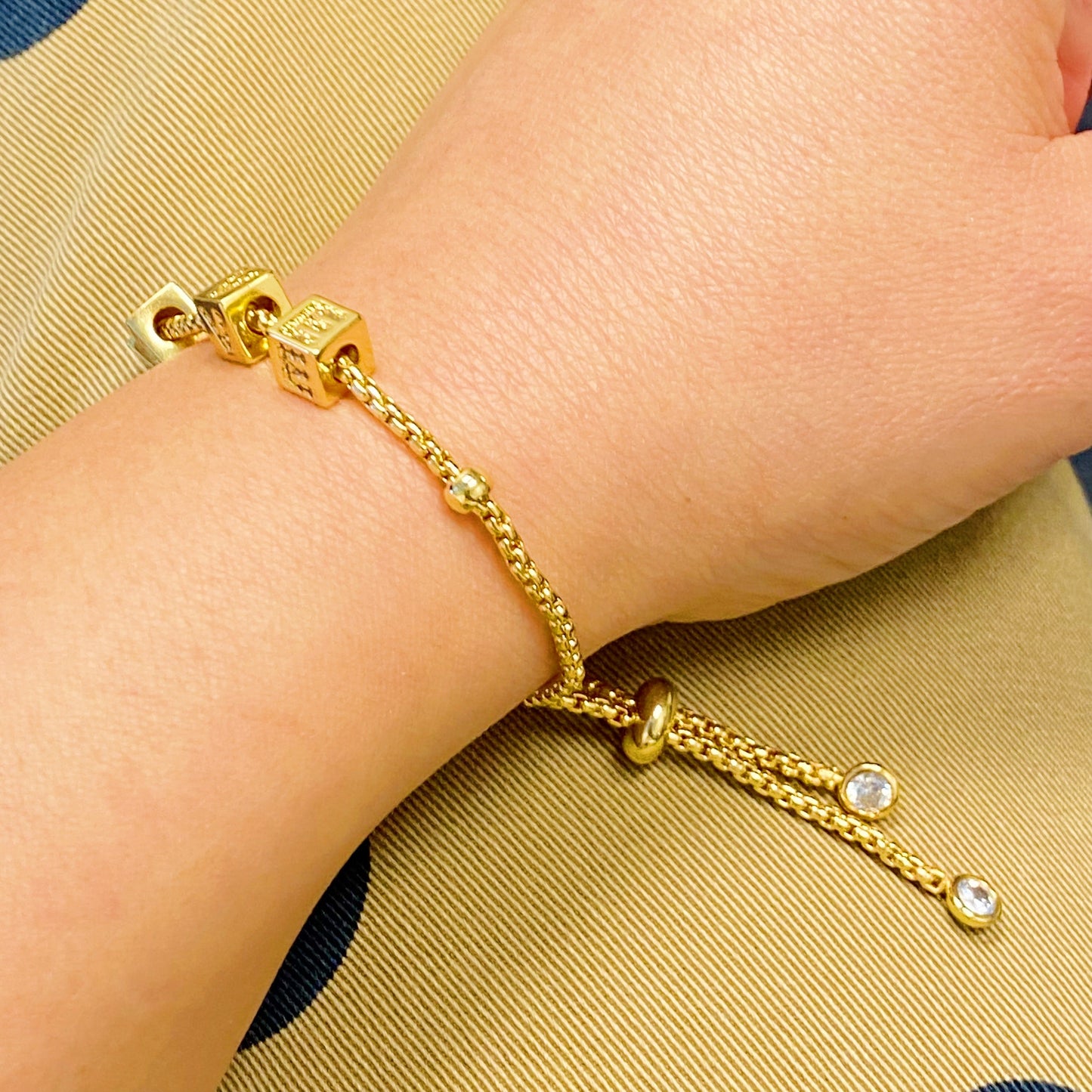 Roll The Dice Charm Bracelet