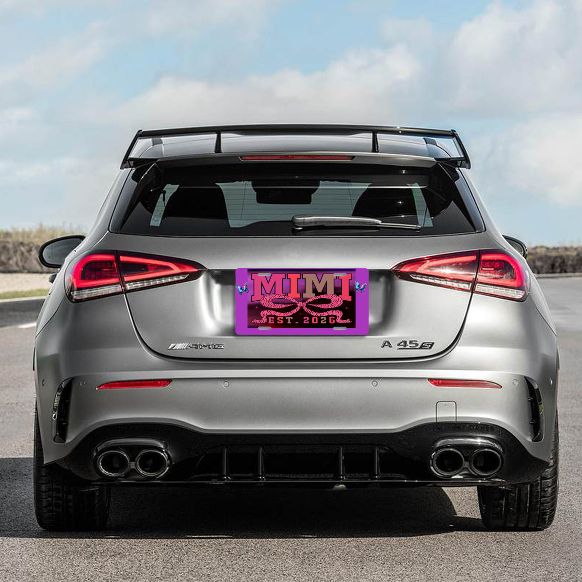 Mimi Established 2026 Aluminum Vanity License PLate Auto Accessory
