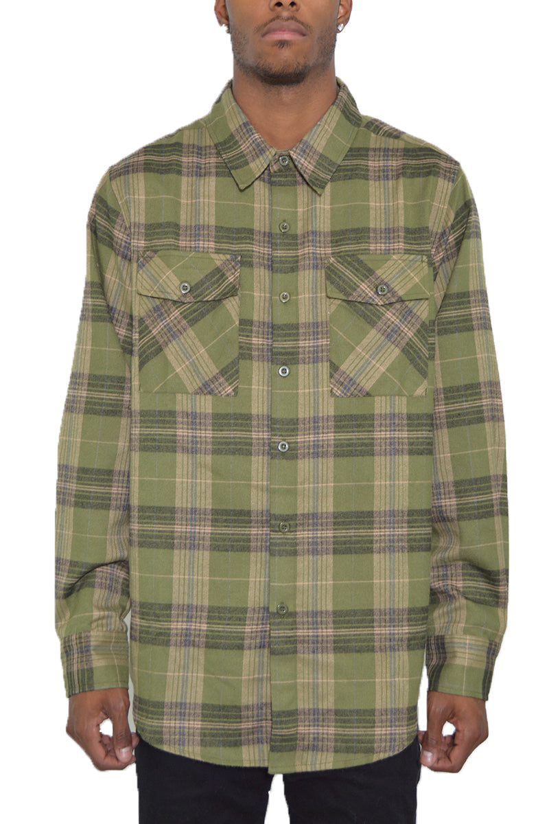 Brushed Flannel Shirt