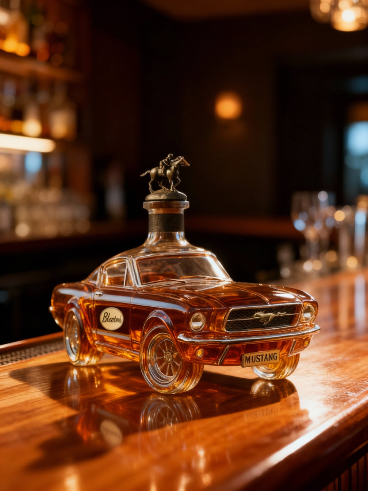Mustang Car Whiskey Decanter