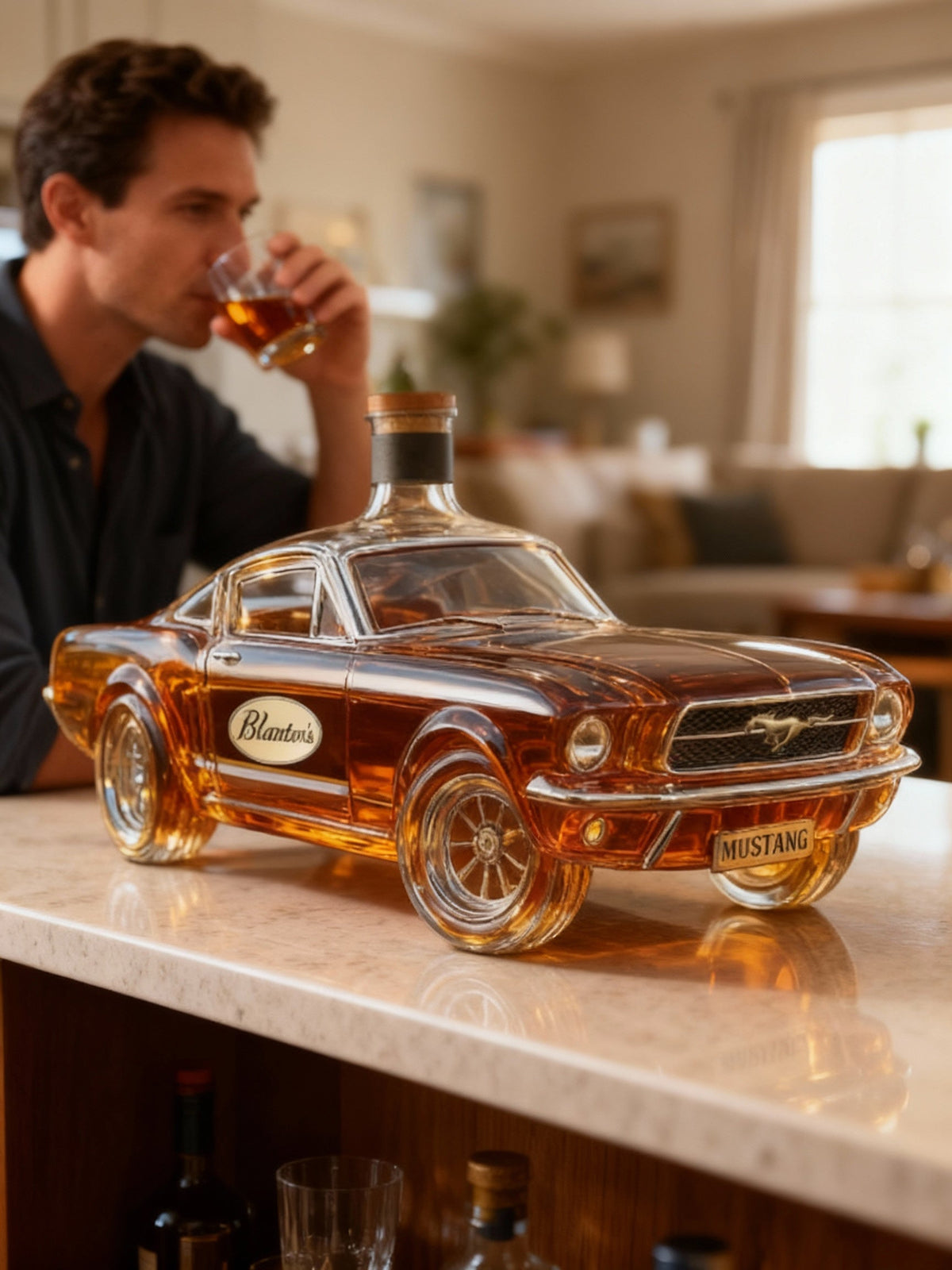 Mustang Car Whiskey Decanter
