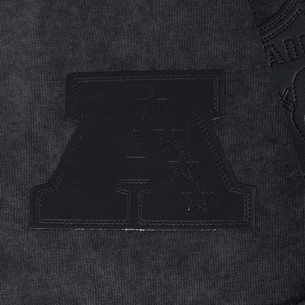 Camiseta Pro Standard Raiders con Logotipo Estampado - Negro Lavado