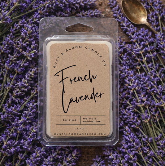 Barra de cera de lavanda francesa de 3 oz