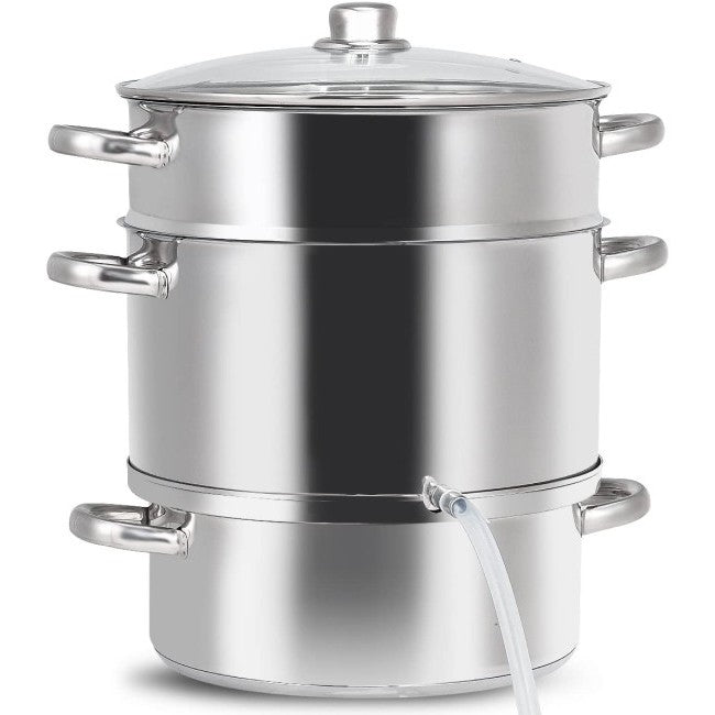 Vaporera / Licuadora de frutas y verduras de acero inoxidable de 11 cuartos