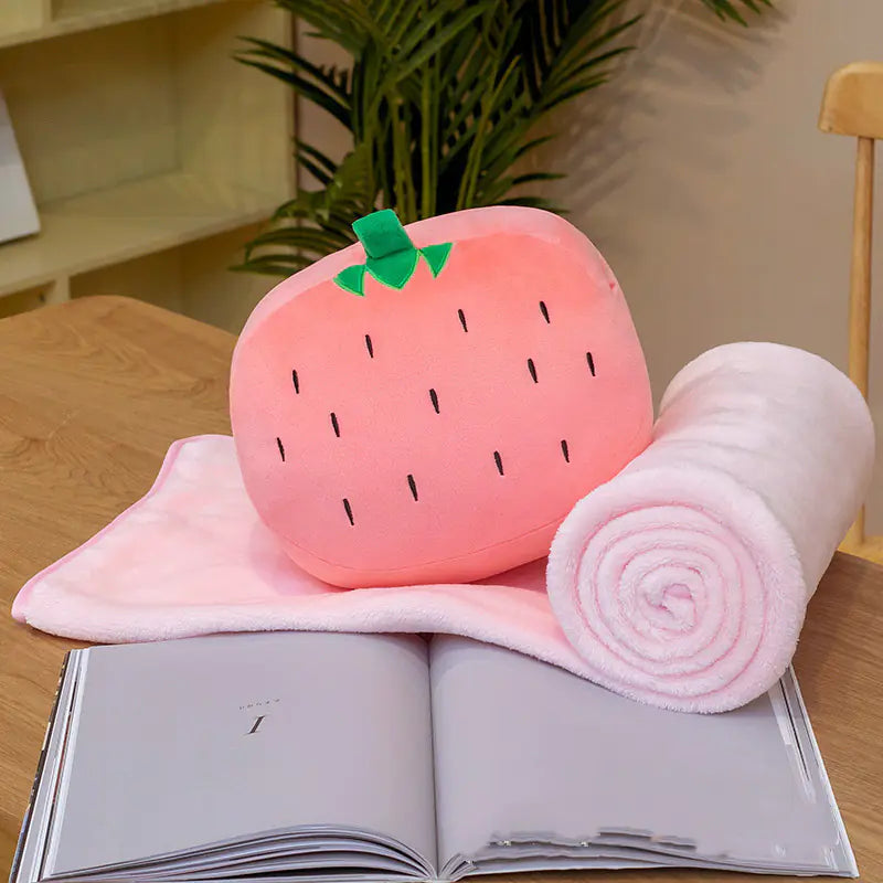 Winter Comfort: Pillow and Stuffed Toy Blanket Set