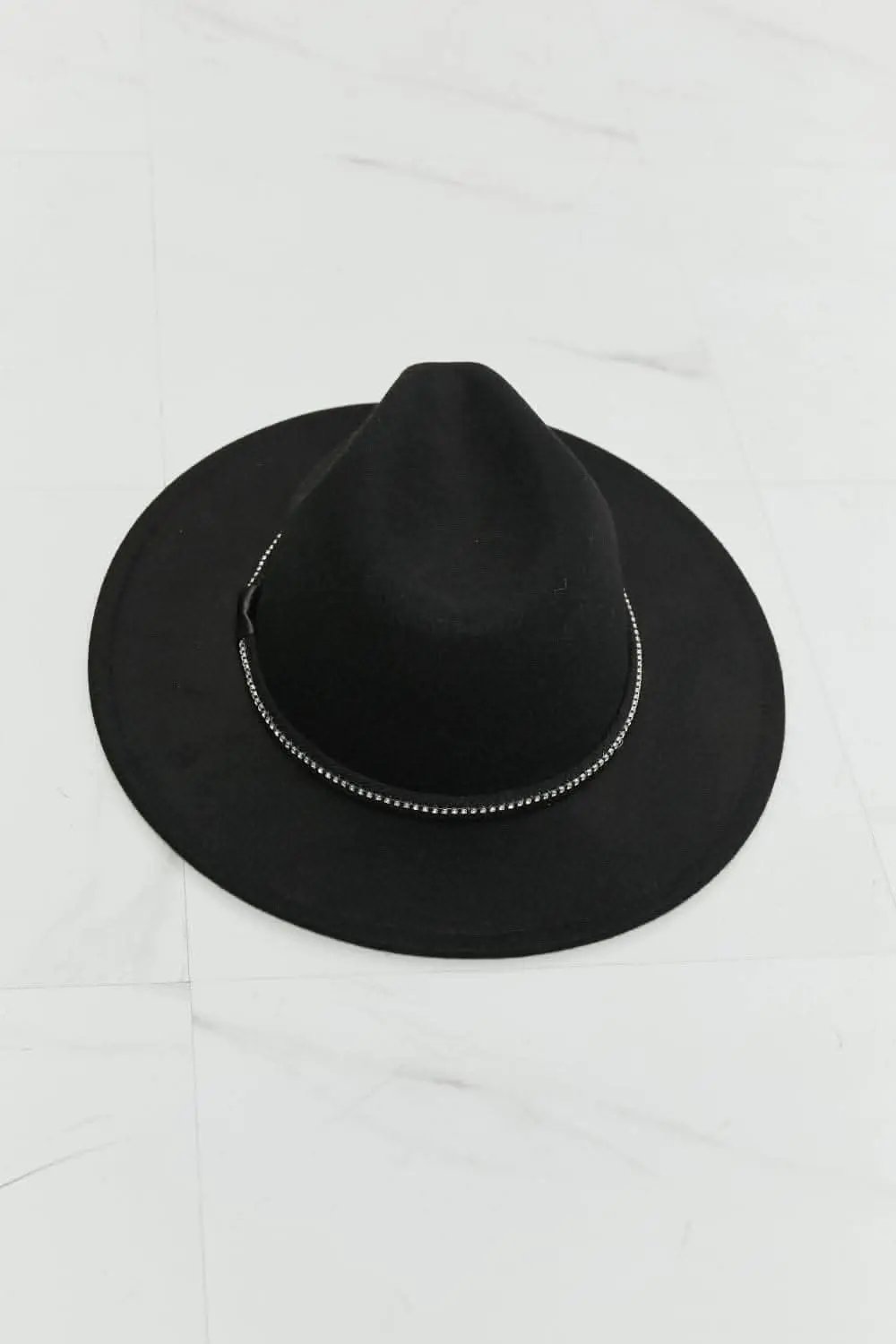 Accessories Trendsi Fame fedora hat with rhinestones