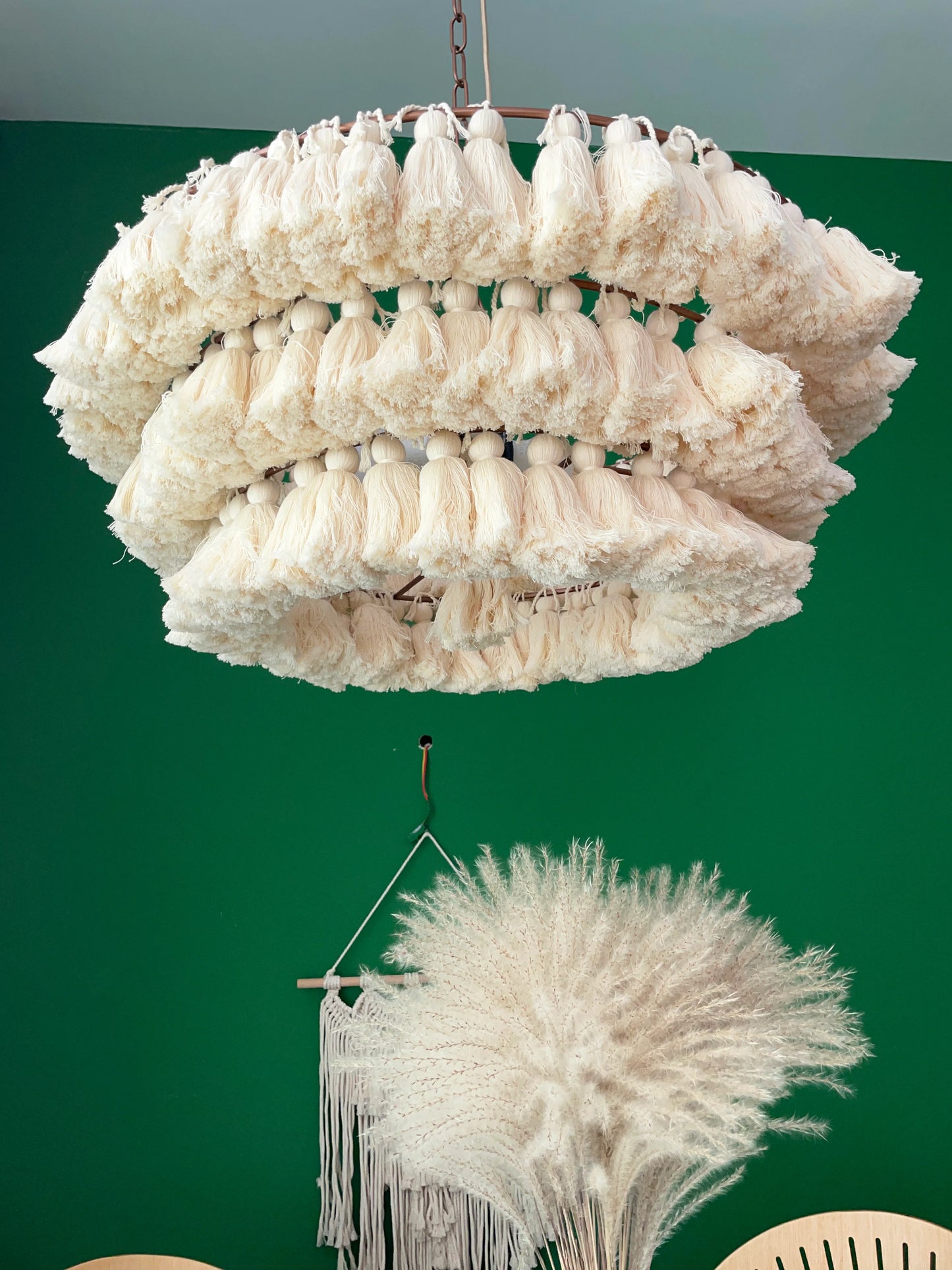 Lámpara de araña Fela Fabric Tassel