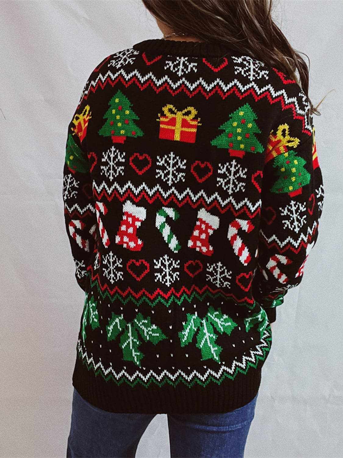 Sweaters Trendsi Festive Holiday Sweater - Cozy Fit