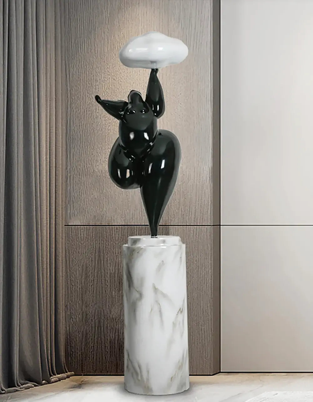 Lámpara de pie Rylight Cloud Escultura de figura