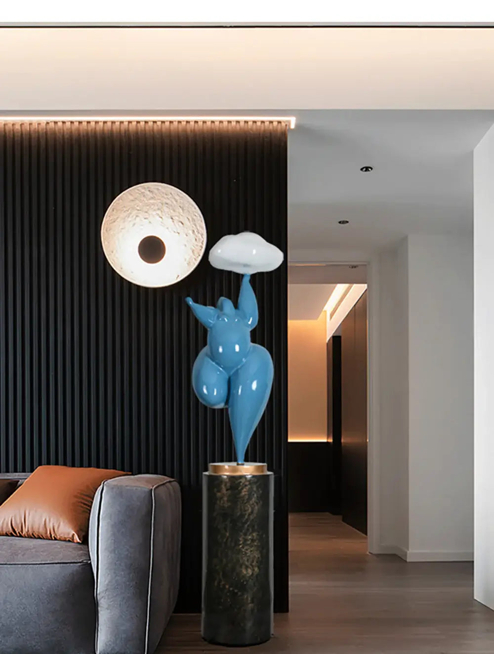 Lámpara de pie Rylight Cloud Escultura de figura