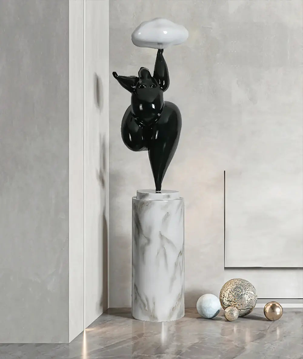 Lámpara de pie Rylight Cloud Escultura de figura