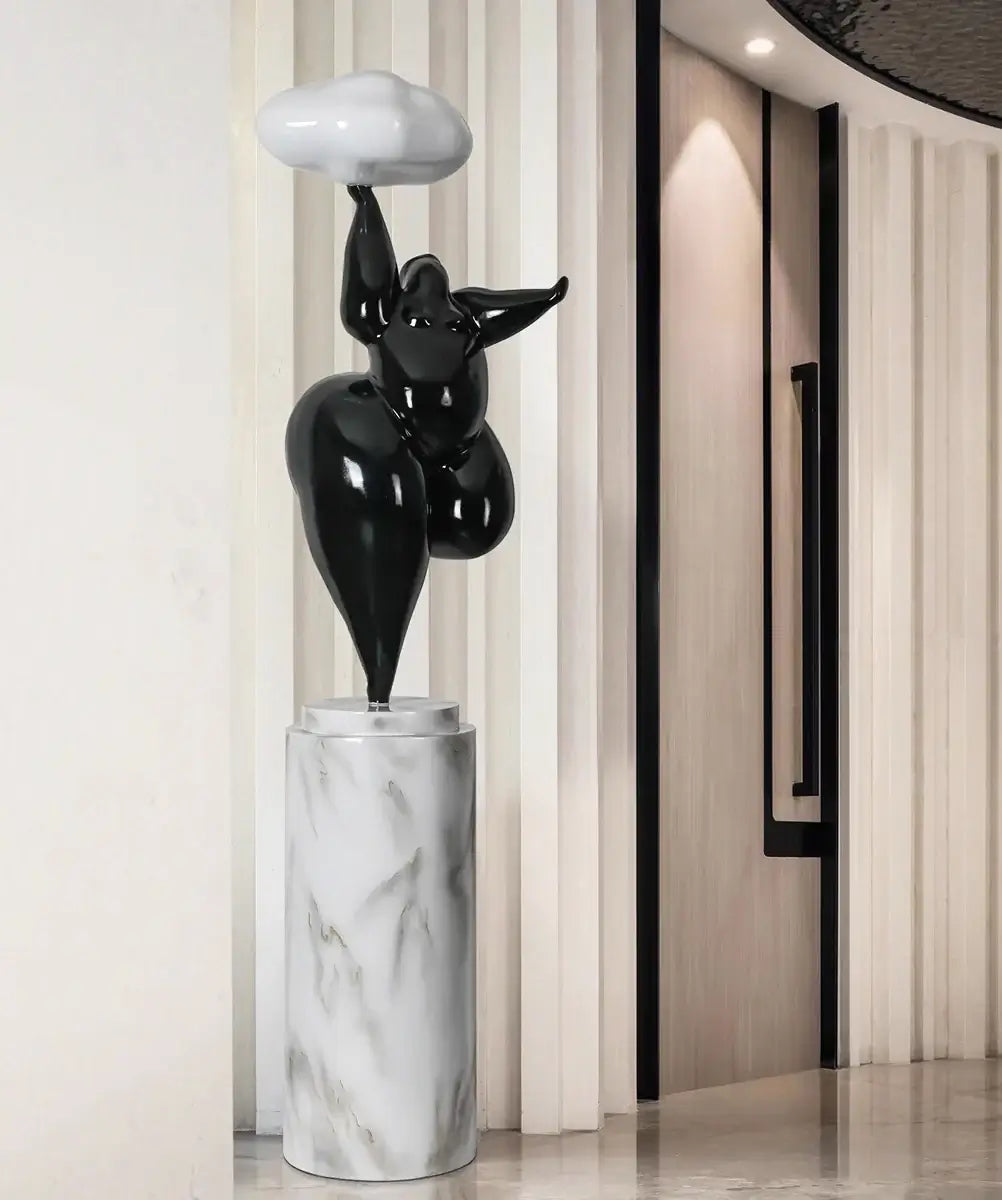 Lámpara de pie Rylight Cloud Escultura de figura