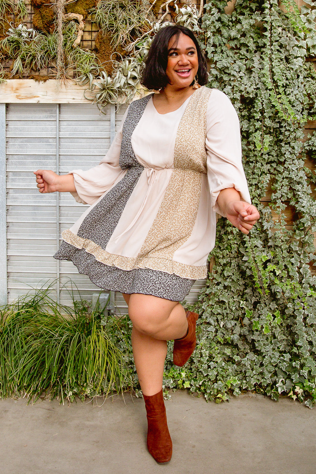Vestido estampado floral