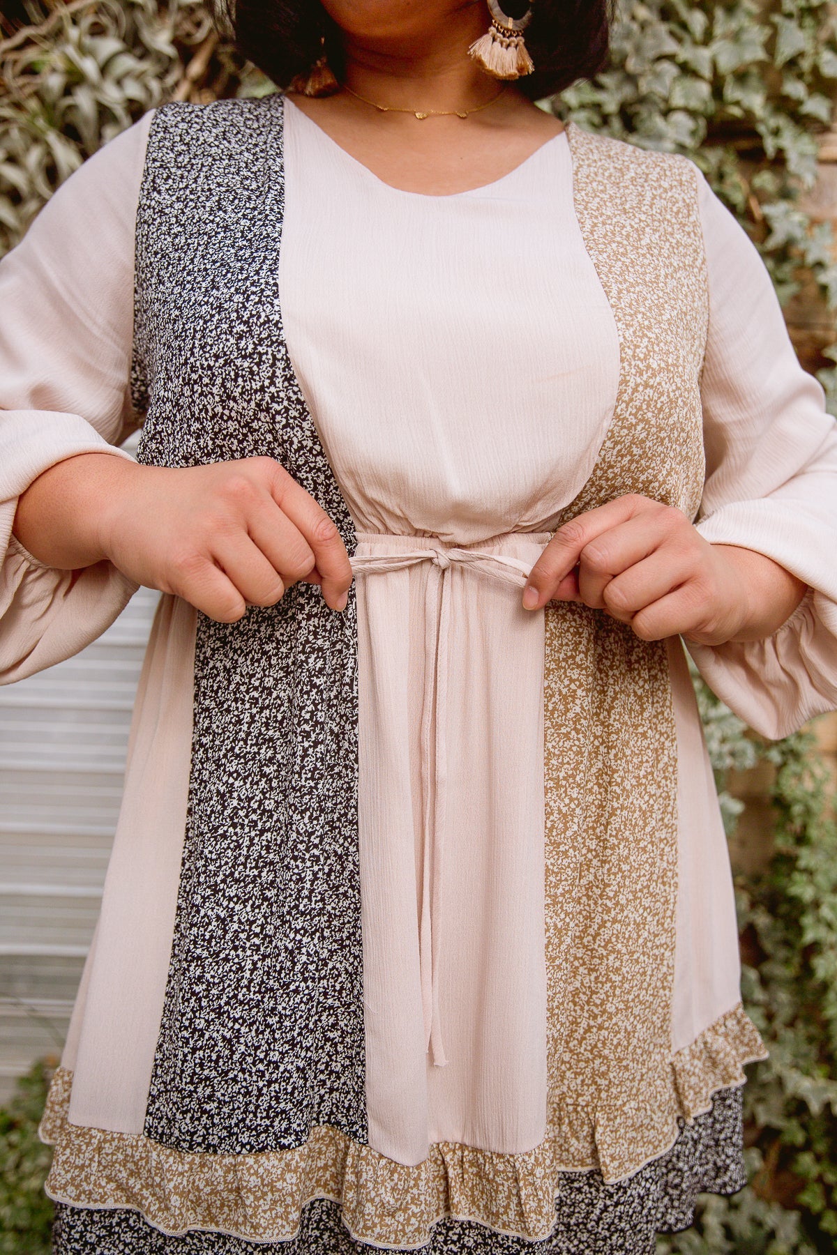 Vestido estampado floral