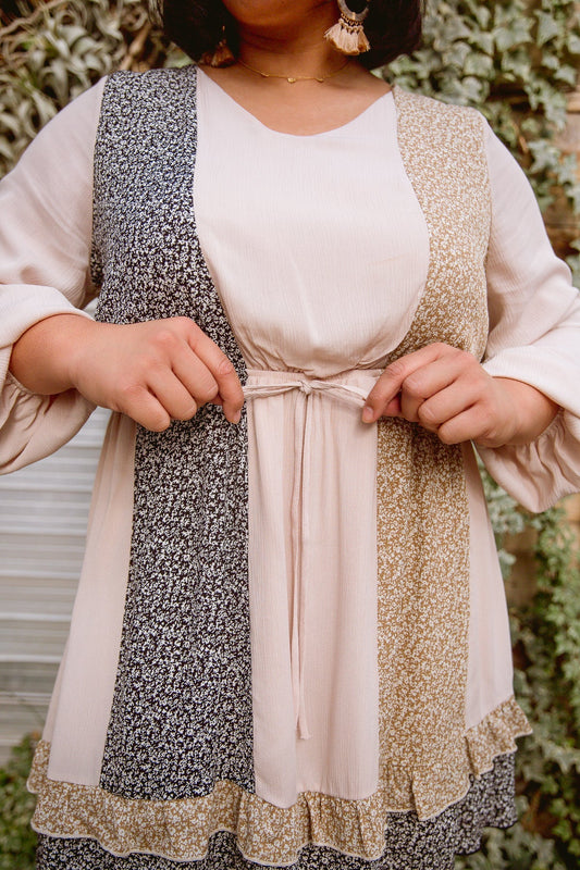 Vestido estampado floral