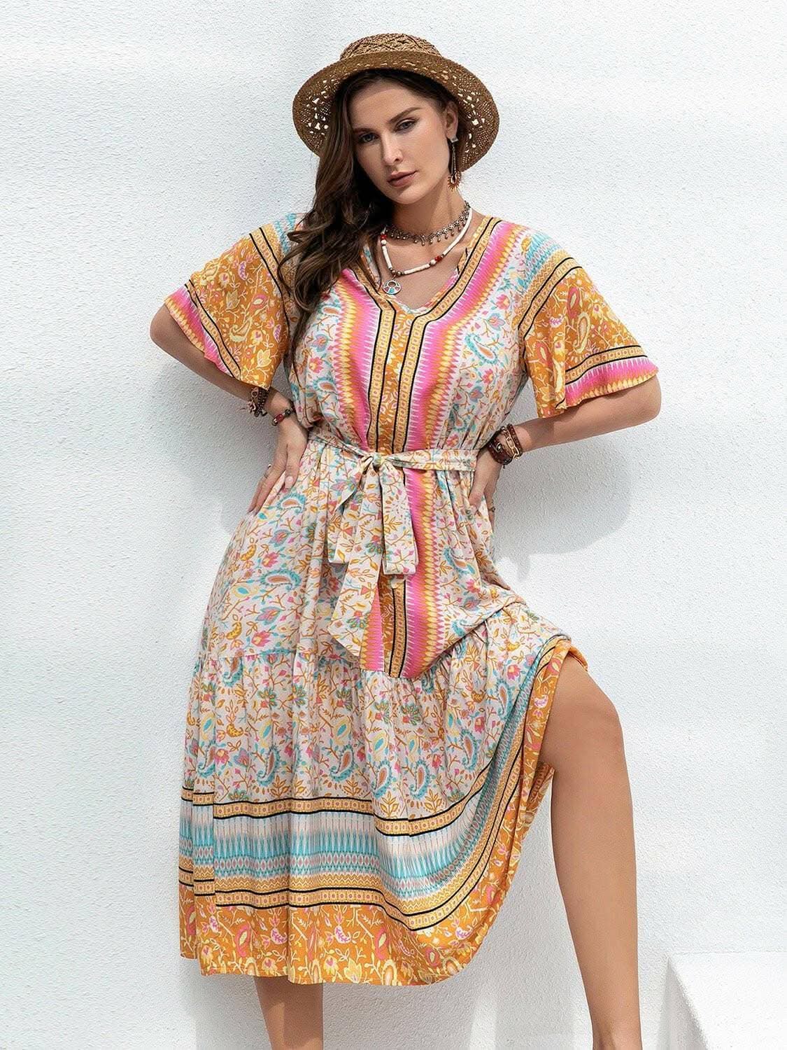 Trendsi Plus Size Floral Maxi Dress — Flowy Elegant Comfort