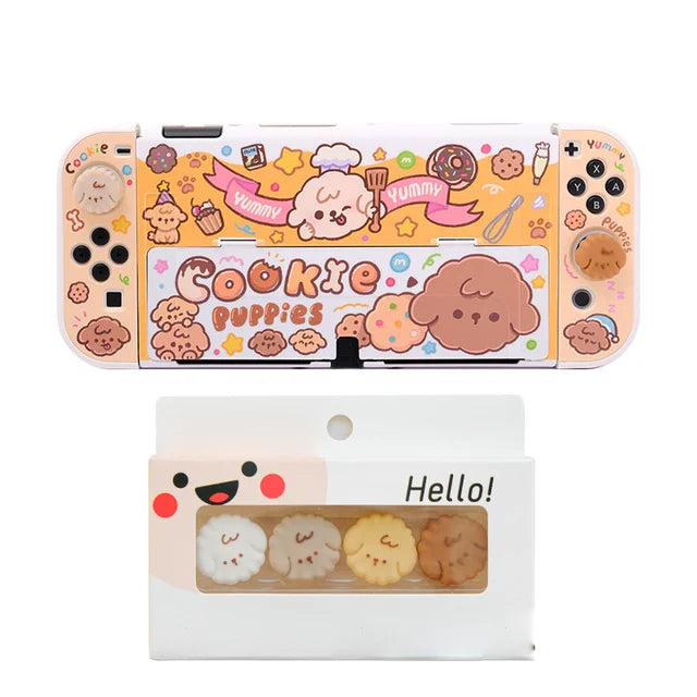 Funda para Nintendo Switch de perritos de galleta
