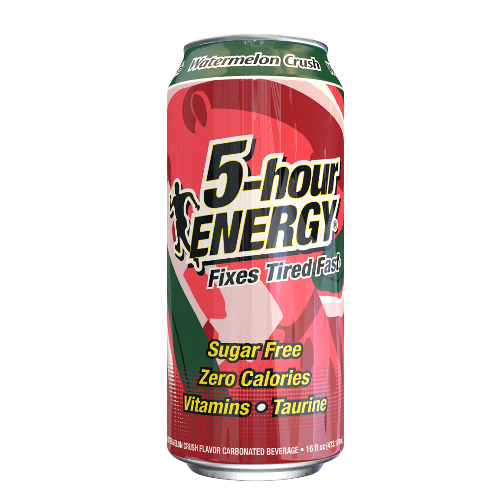 Bebida ENERGÉTICA 5-hour ENERGY de Sandía Crush Sabor Fuerza Extra, paquete de 12 unidades