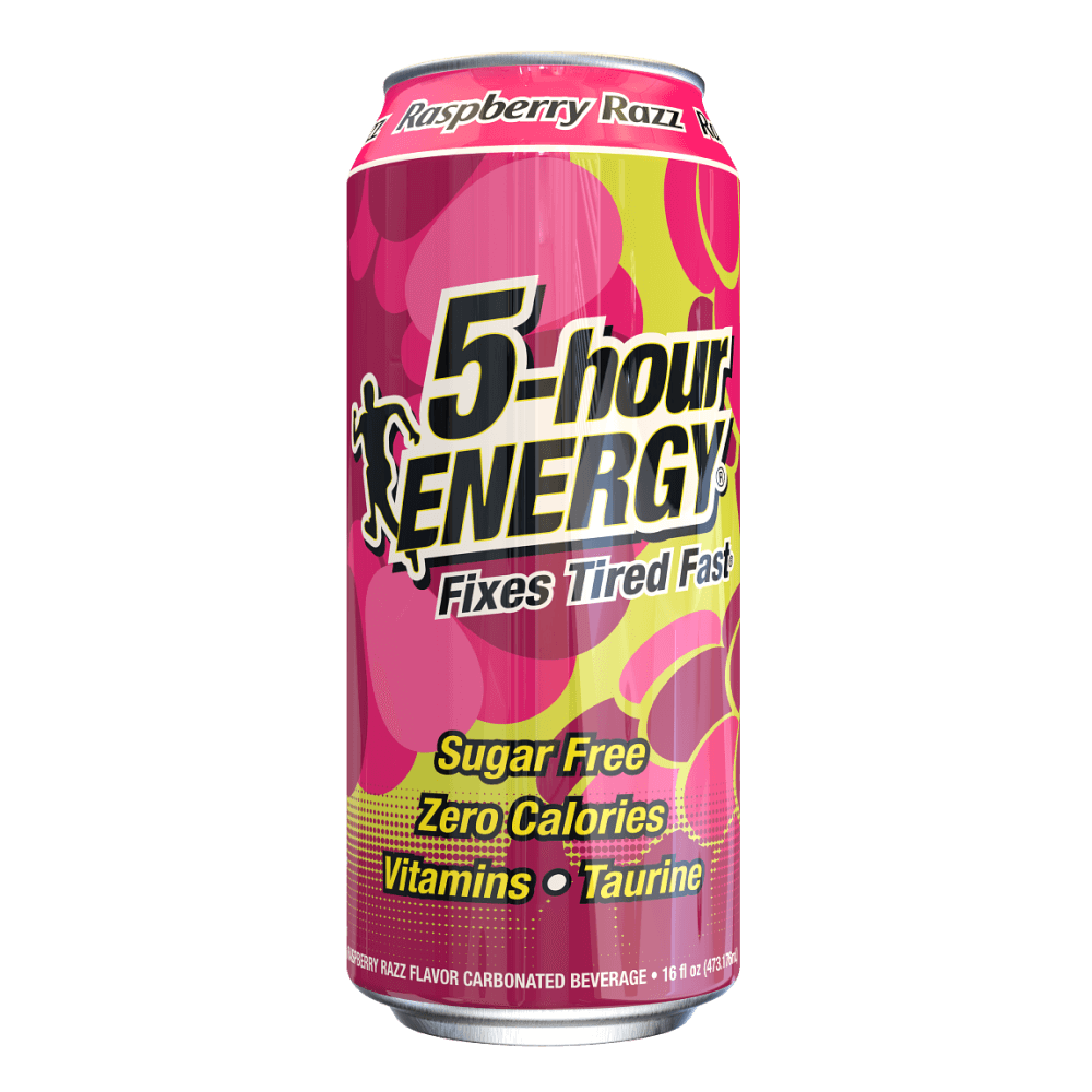 Bebida energética 5-hour ENERGY sabor frambuesa, fuerza extra, paquete de 12 unidades