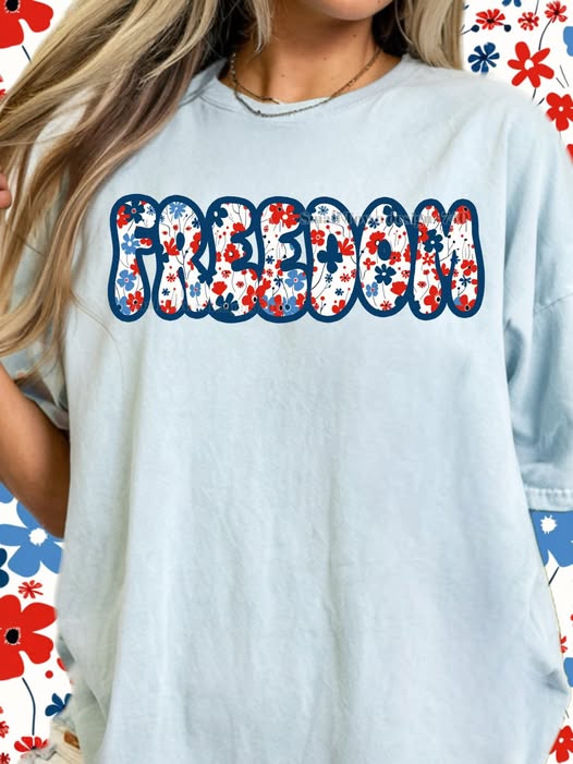Camiseta Freedom Floral