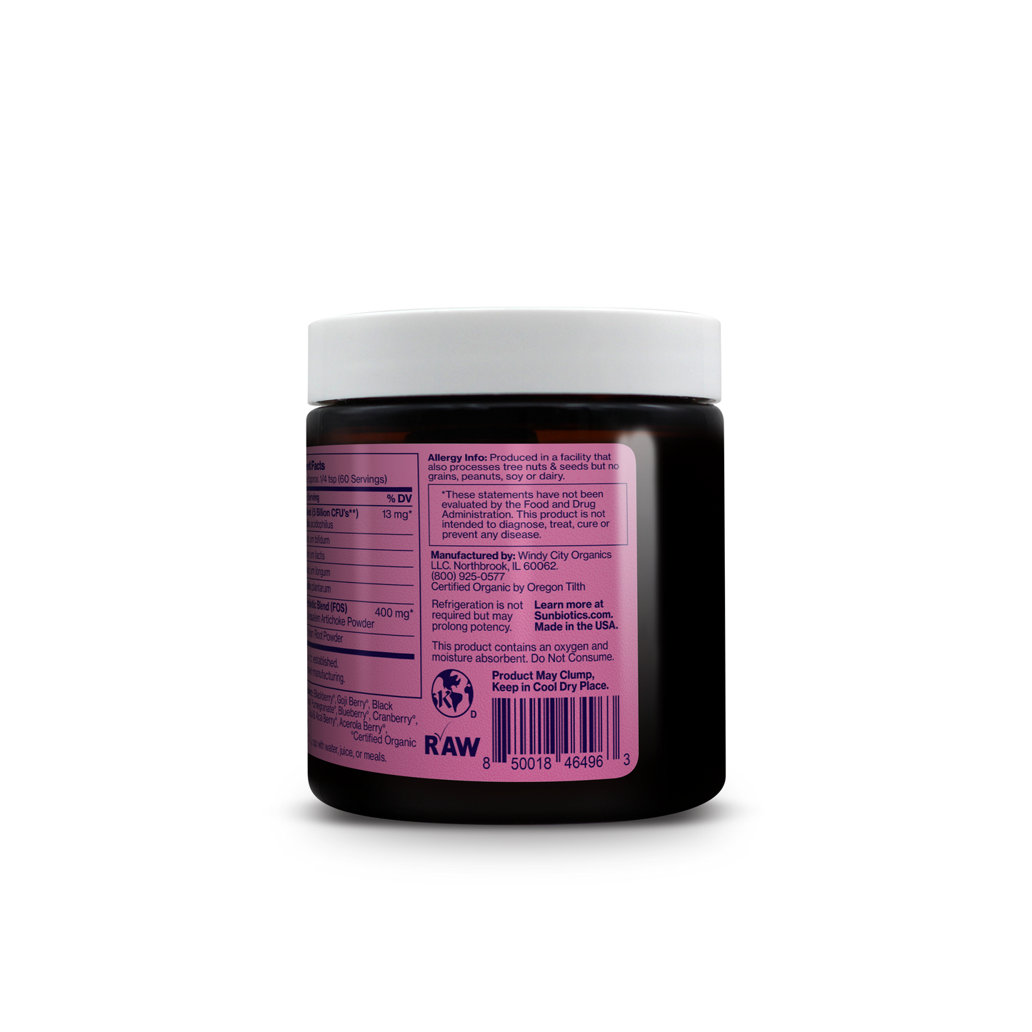 FRIENDLIER FLORA - PROBIOTIC & PREBIOTIC POWDER - Kids berry