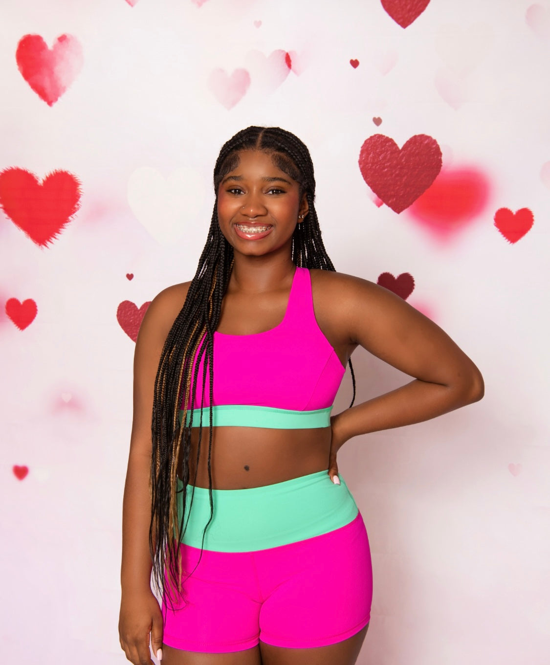 Conjunto Horizon Flare - Top y shorts