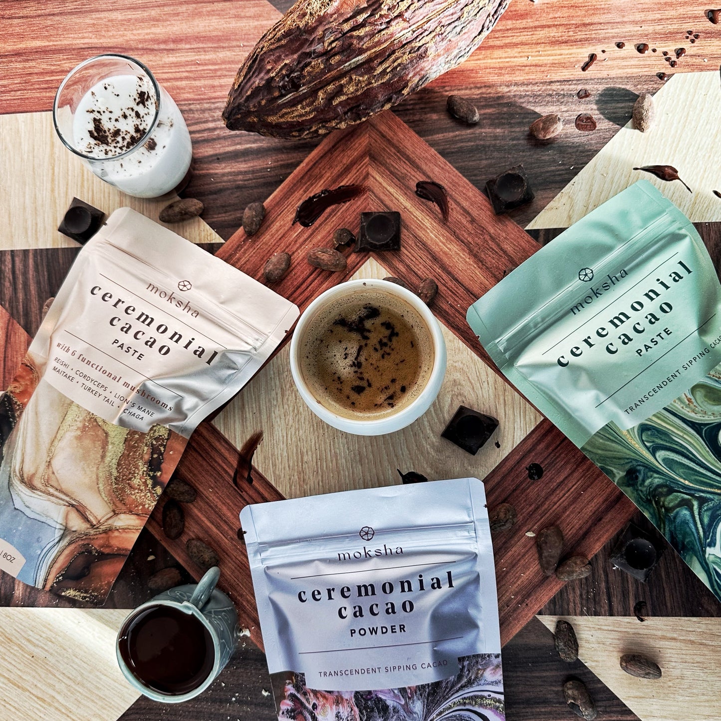 Ceremonial Forest Blend™ Cacao Paste with 6 Functional Mushrooms