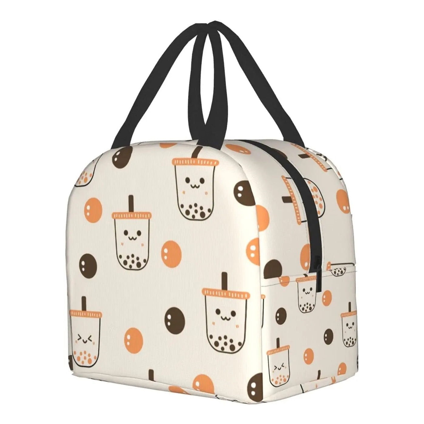 Bolsa Térmica para Almuerzo con Estampado de Boba Tea