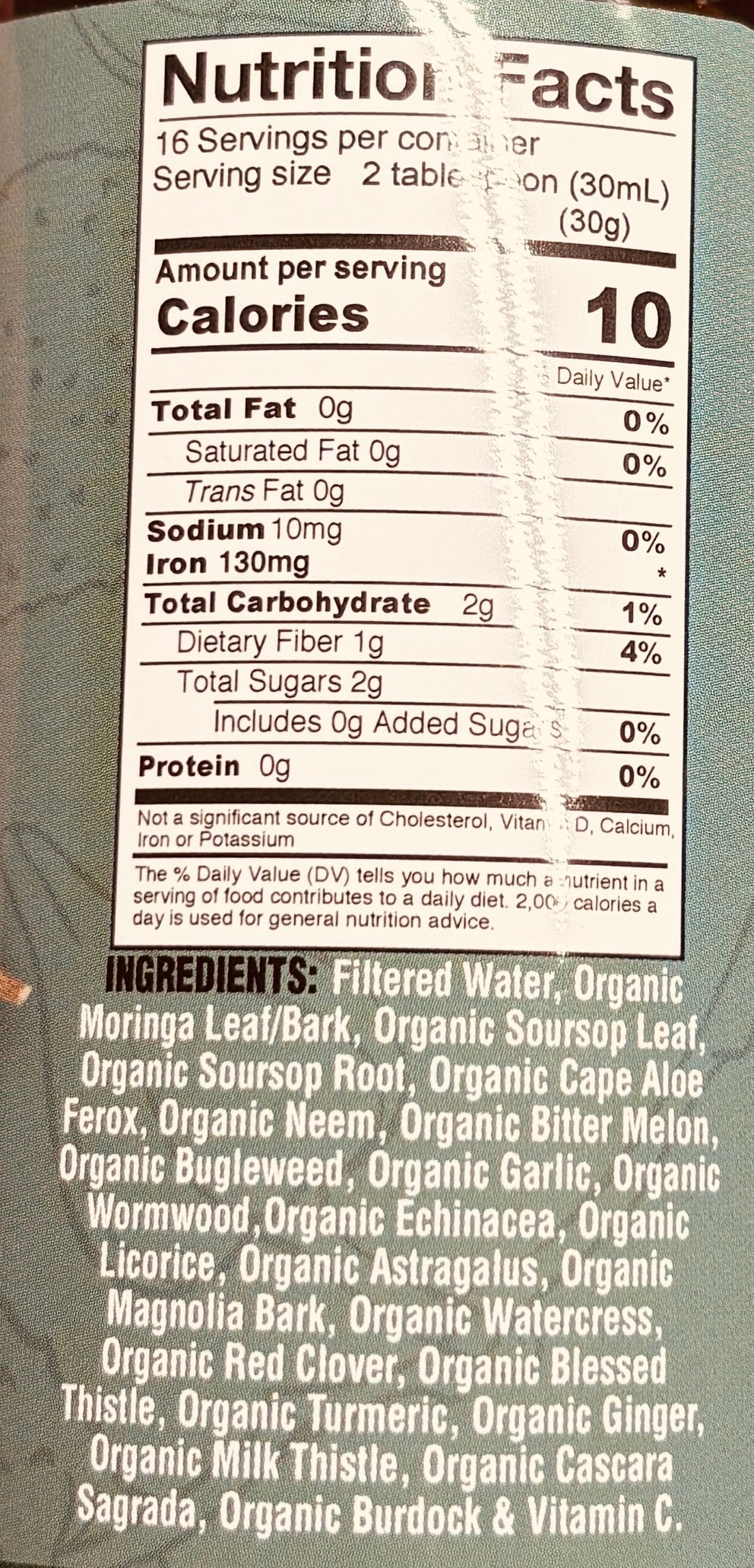 Organic Moringa + Soursop Liquid – Immune, Detox & Cell Support