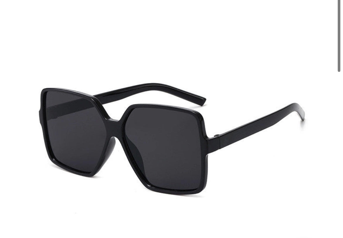 Retro Gradient Square Frame Sunglasses