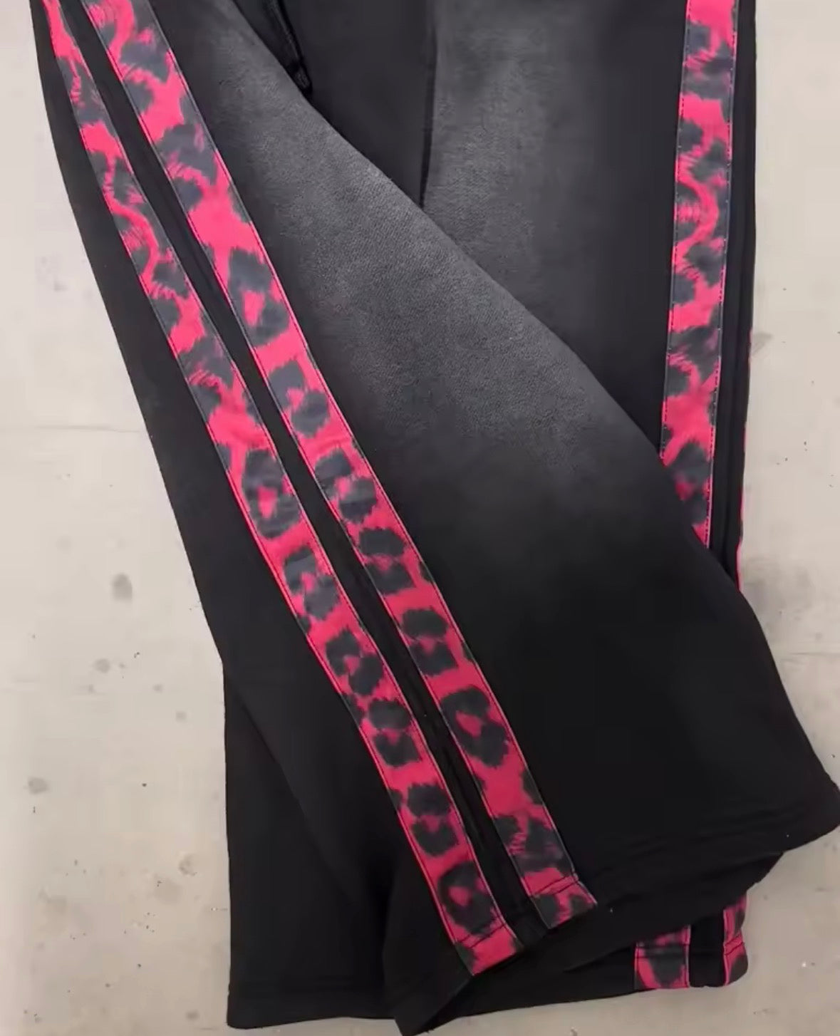 Double waisted black sweatpants