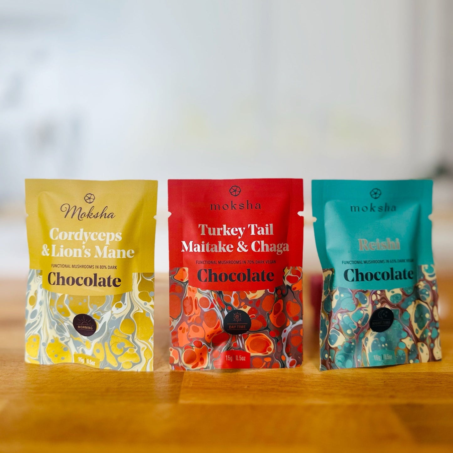 Mountain Reserve™ Trio - Mushroom Chocolate Tasting Sampler for Daily Vitality