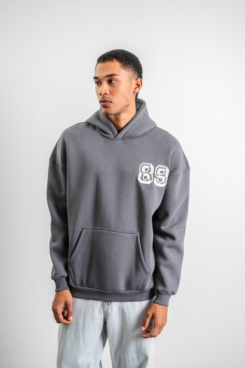 Sudadera con capucha y gráfico divertido de "89" con cita humorística