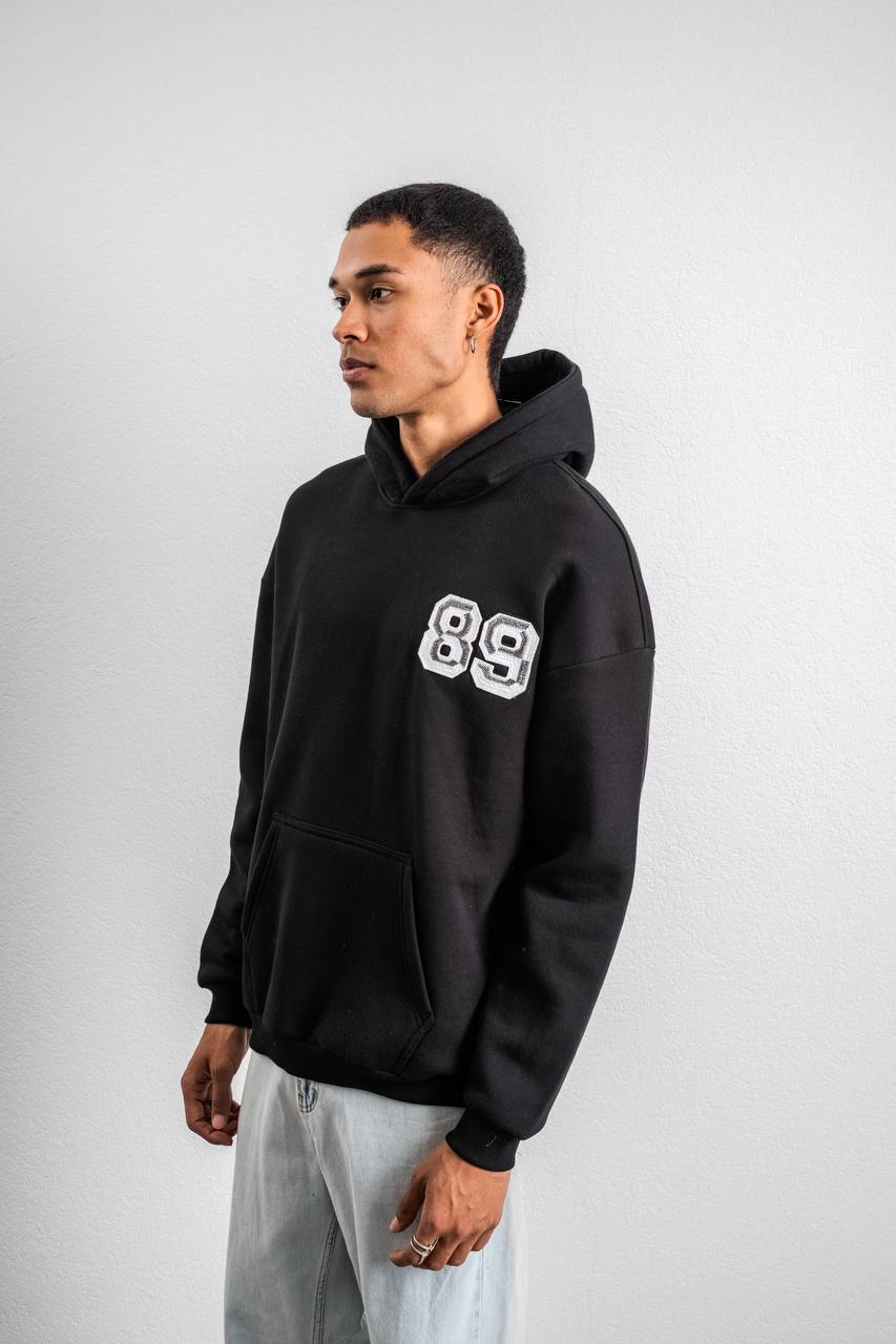 Sudadera con capucha y gráfico divertido de "89" con cita humorística
