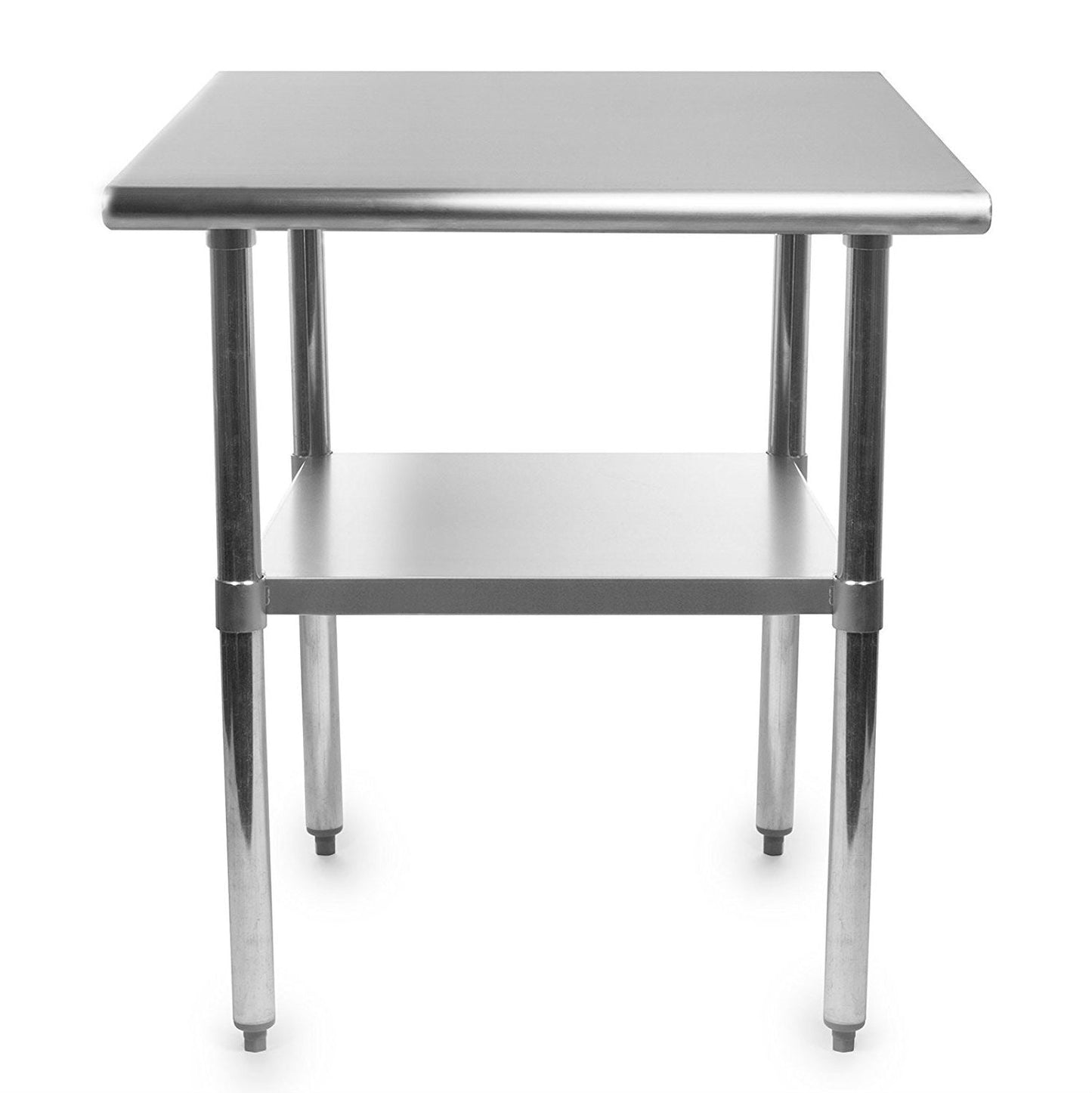 Mesa de preparación de cocina de acero inoxidable resistente de 2 x 3 pies