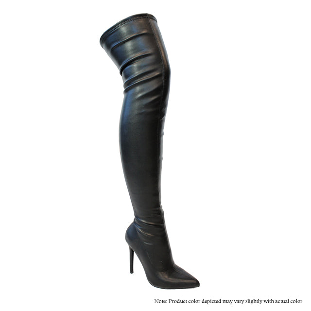 Gisele - PU Negro {Pedir 1/2 Talla Más Grande}