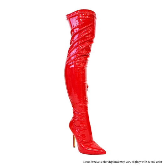 Gisele - Charol rojo {Pedir 1/2 talla más grande}