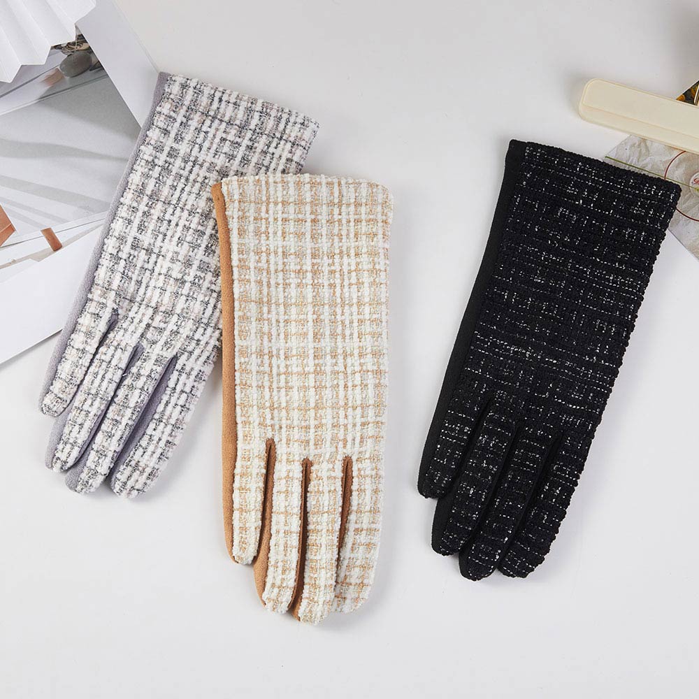 Lurex Tweed Smart Touch Winter Gloves